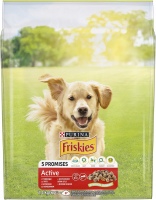 Купить корм для собак Friskies Adult Active Beef 2.4 kg  по цене от 220 грн.