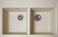 Купить кухонна мийка Romzha Valuri 78-2D RO43543: цена от 3563 грн.