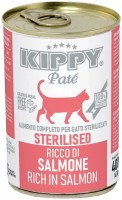 Купити корм для кішок Kippy Adult Pate Sterilised Rich in Salmon 400 g  за ціною від 72 грн.