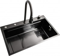 Купить кухонна мийка Platinum Handmade PVD Vodospad 740x450: цена от 9999 грн.