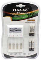 Купити зарядка для акумуляторної батарейки Jiabao JB-212 + 4xAAA 2500 mAh  за ціною від 260 грн.