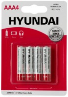 Купить аккумулятор / батарейка Hyundai Heavy Duty 4xAAA: цена от 40 грн.