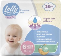 Купить подгузники Lolly Premium Soft Pants 6 (/ 26 pcs) по цене от 309 грн.