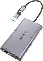 Купити кардридер / USB-хаб Promate PrimeHub-MST  за ціною від 5999 грн.