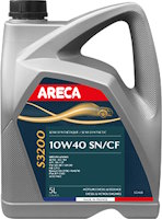 Купити моторне мастило Areca S3200 10W-40 5L  за ціною від 1219 грн.