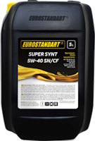 Купить моторное масло EUROSTANDART Super Synt 5W-40 SN/CF 5L  по цене от 976 грн.