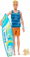 Купить кукла Barbie Beach Ken Surfer Malibu HPT50  по цене от 1499 грн.