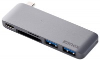 Купити кардридер / USB-хаб Kanex iAdapt 5-in-1 USB-C Hub  за ціною від 2260 грн.