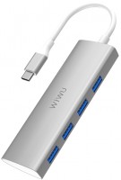 Купити кардридер / USB-хаб WiWU Alpha A440  за ціною від 1109 грн.