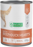 Купить корм для собак Natures Protection Adult Canned Beef/Duck Hearts 800 g  по цене от 263 грн.