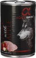 Купити корм для собак Alpha Spirit Wet Pork/Apple 400 g  за ціною від 133 грн.