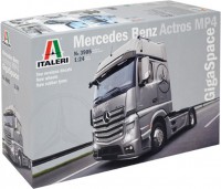 Купити збірна модель ITALERI Mercedes Benz Actros MP4 Gigaspace (1:24)  за ціною від 3082 грн.