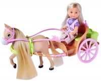 Купити лялька Simba Horse and Carriage 105733649  за ціною від 659 грн.
