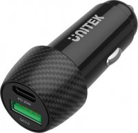 Купити зарядний пристрій Unitek Powertrain Duo 38W Two Ports Car Charger  за ціною від 1099 грн.