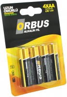 Купить аккумулятор / батарейка Orbus Alkaline 4xAA  по цене от 100 грн.