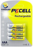 Купить акумулятор / батарейка Pkcell 4xAAA 1000 mAh: цена от 270 грн.