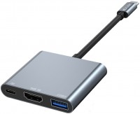 Купити кардридер / USB-хаб Tech-Protect V1-HUB Adapter 3in1  за ціною від 699 грн.