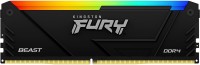 Купити оперативна пам'ять Kingston Fury Beast DDR4 RGB 1x16Gb (KF432C16BB12A/16) за ціною від 1830 грн.