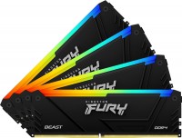 Купить оперативная память Kingston Fury Beast DDR4 RGB 4x8Gb по цене от 6607 грн.