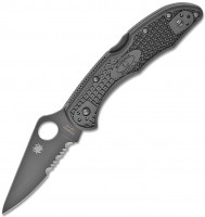 Купити ніж / мультитул Spyderco Delica 4 PS Black Blade  за ціною від 3499 грн.