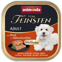 Купити корм для собак Animonda Vom Feinsten Adult Beef/Chicken Filet 150 g  за ціною від 52 грн.