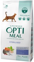 Купить корм для кошек Optimeal Adult Sterilised with Salmon 1.5 kg  по цене от 536 грн.
