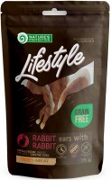 Купить корм для собак Natures Protection Lifestyle Snack Dried Rabbit Ears with Rabbit 75 g  по цене от 130 грн.