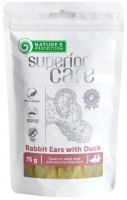 Купити корм для собак Natures Protection Superior Care Snack Rabbit Ears with Duck 75 g  за ціною від 264 грн.