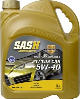 Купить моторное масло Sash Status Car 5W-40 5L  по цене от 1191 грн.