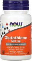 Купити амінокислоти Now Glutathione 500 mg за ціною від 620 грн.