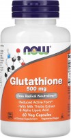 Купити амінокислоти Now Glutathione 500 mg (60 cap) за ціною від 1187 грн.