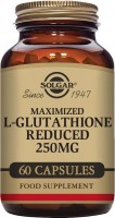 Купить аминокислоты SOLGAR Maximized Reduced L-Glutathione 250 mg (60 cap) по цене от 1828 грн.