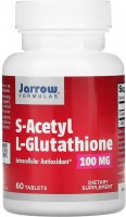 Купить аминокислоты Jarrow Formulas S-Acetyl L-Glutathione 100 mg по цене от 2172 грн.