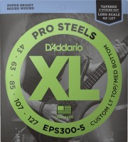 Купить струны DAddario XL ProSteels Bass 5-String 43-127  по цене от 1498 грн.