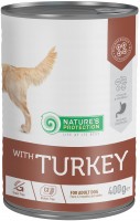 Купити корм для собак Natures Protection Adult Canned Turkey 400 g  за ціною від 176 грн.