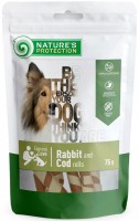 Купить корм для собак Natures Protection Snack Rabbit and Cod Rolls 75 g  по цене от 126 грн.