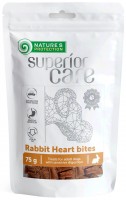Купити корм для собак Natures Protection Superior Care Snack Rabbit Heart Bites 75 g  за ціною від 120 грн.