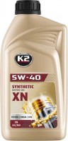 Купить моторное масло K2 Motor Oil 5W-40 XN 1L  по цене от 185 грн.