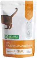 Купити корм для кішок Natures Protection Sterilised Pouch Poultry/Cranberries 100 g  за ціною від 52 грн.
