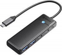 Купити кардридер / USB-хаб Orico PAPW2AC-C3-015-BK-EP  за ціною від 986 грн.