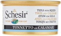 Купити корм для кішок Schesir Adult Canned Tuna/Squid 85 g  за ціною від 93 грн.