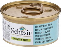 Купити корм для кішок Schesir Adult Canned Tuna/Sea Bream 85 g  за ціною від 84 грн.