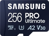 Купити карта пам'яті Samsung PRO Ultimate + Adapter microSDXC (256Gb) за ціною від 2149 грн.