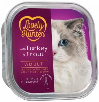 Купити корм для кішок Lovely Hunter Adult Canned Sterilised Turkey/Trouts 85 g  за ціною від 47 грн.