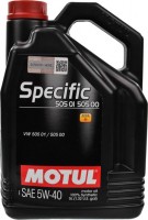 Купить моторное масло Motul Specific 505.01-505.00 5W-40 5L  по цене от 2240 грн.