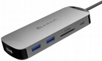 Купити кардридер / USB-хаб ADAM Elements CASA HUB X DP USB-C 8K 10-in-1 Hub за ціною від 8295 грн.