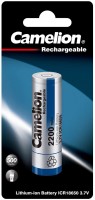 Купить аккумулятор / батарейка Camelion ICR18650 FlatTop 2200 mAh  по цене от 187 грн.