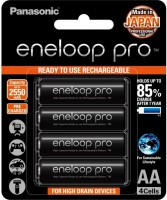 Купить аккумулятор / батарейка Panasonic Eneloop Pro 4xAA 2550 mAh  по цене от 780 грн.