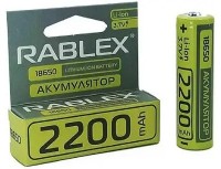 Купити акумулятор / батарейка Rablex 1x18650 2200 mAh  за ціною від 120 грн.