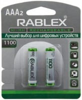 Купить акумулятор / батарейка Rablex 2xAAA 1100 mAh: цена от 230 грн.